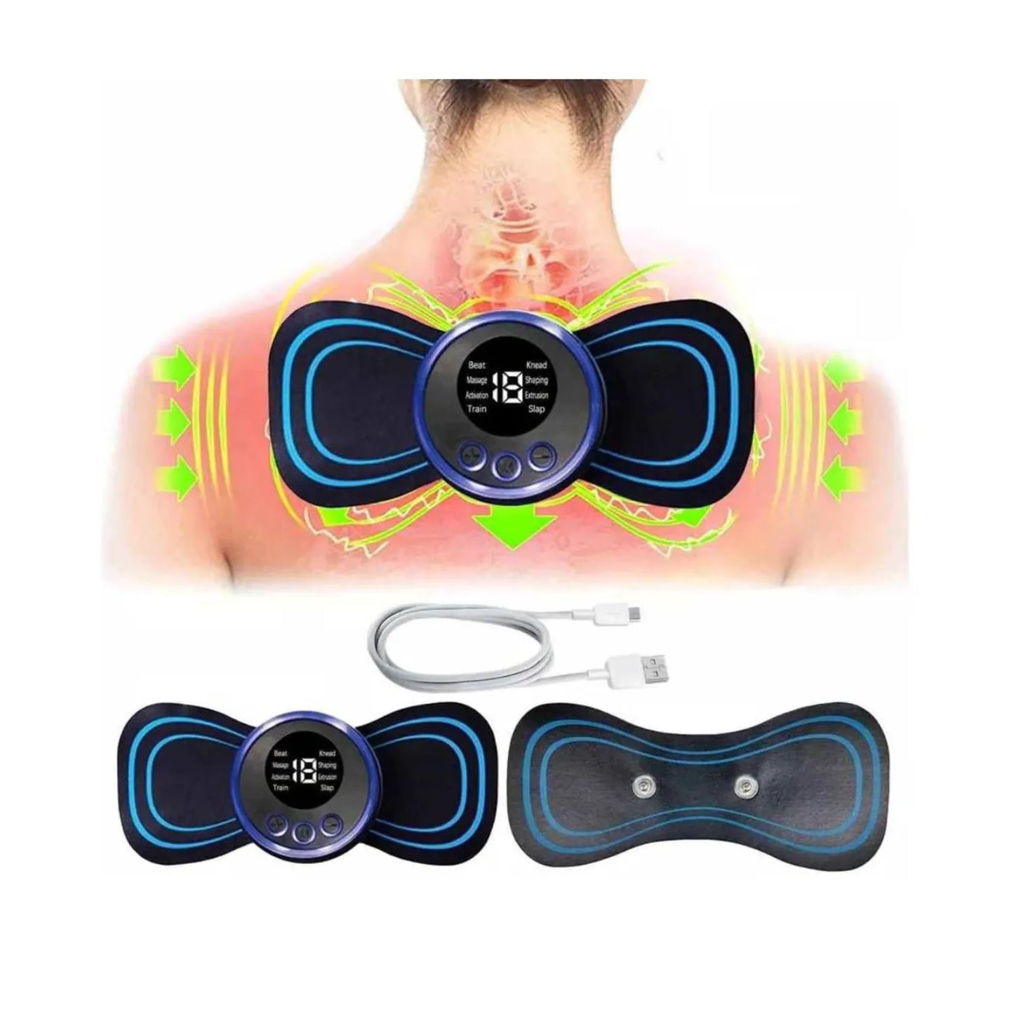 Masajeador Eléctrico Portátil - Relajación al Instante